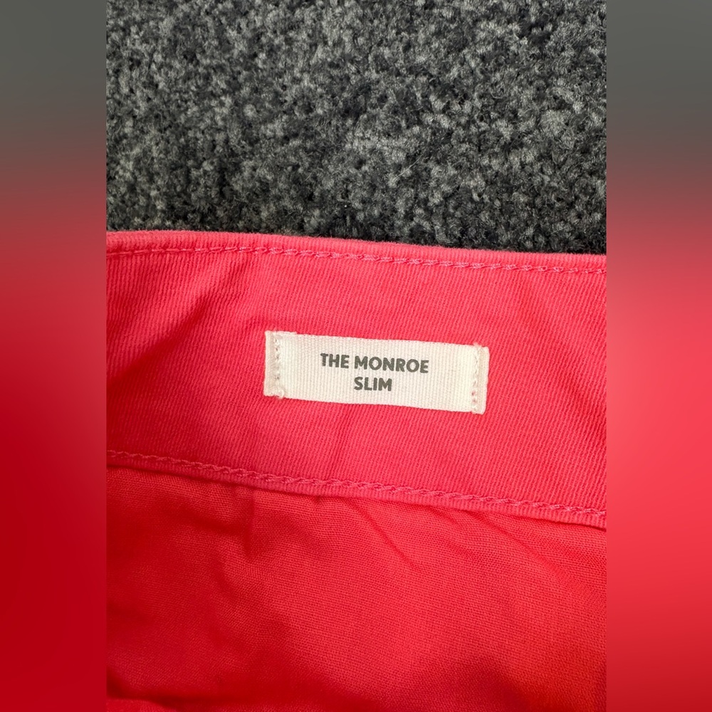 Loft - The Monroe Slim chino trousers - size 6 - pink - Picture 7 of 9